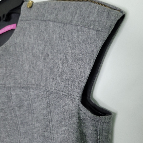 MIRIAM OCARIZ Wool Gray Sleeveless Minimalist Top Women's Size EU 40 US 6-8 - Picture 7 of 16